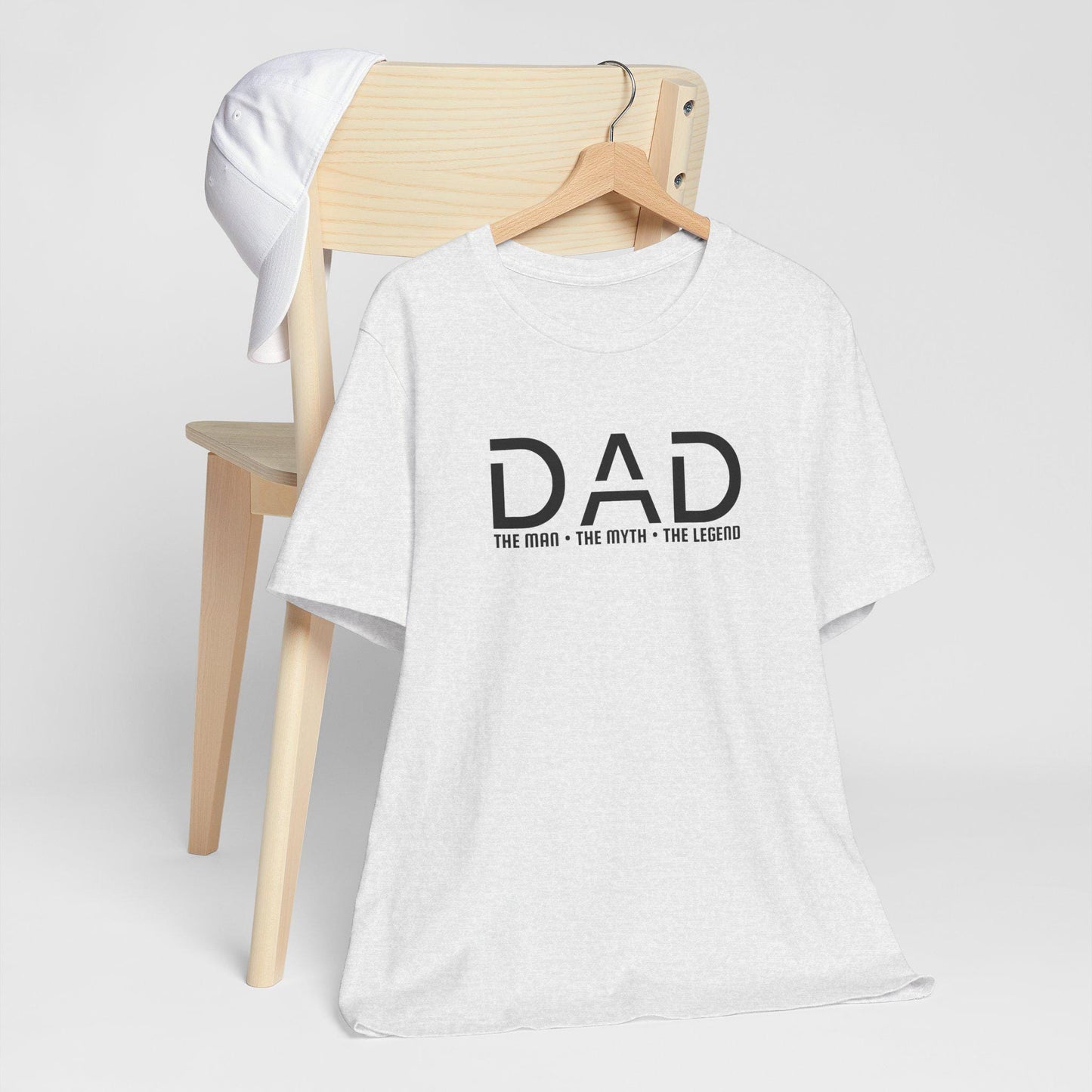 Dad The Man The Myth The Legend T-Shirt, Father's Day Gift Tee for Men, Unisex Jersey Short Sleeve, From Moms, Sons  Daughters Celebration - Toddcraft