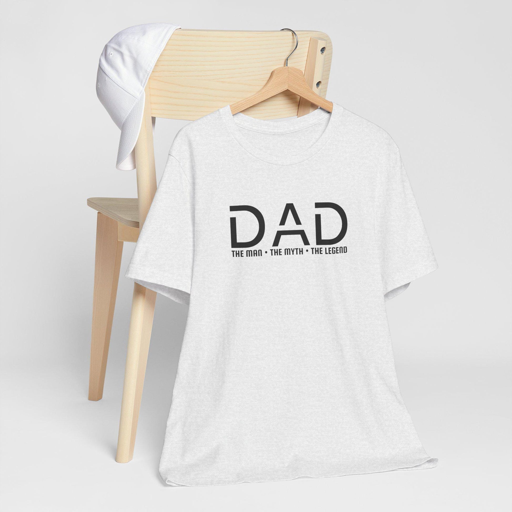 Dad The Man The Myth The Legend T-Shirt, Father's Day Gift Tee for Men, Unisex Jersey Short Sleeve, From Moms, Sons  Daughters Celebration - Toddcraft