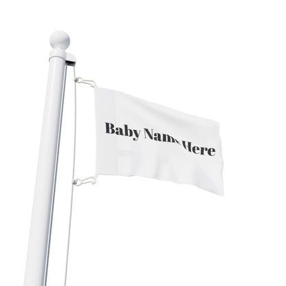 Personalized Baby Name Flag - Custom Nursery Decor with First & Last Name, Baby Shower Gift, Customized Baby Wall Hanging - Toddcraft