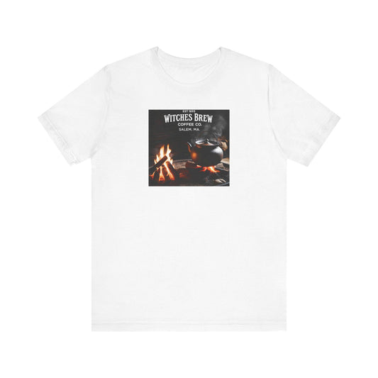 Salem Witch Project Coffee Co Vintage Tee Unisex Jersey Short Sleeve Shirt with Tea Container Design - Toddcraft
