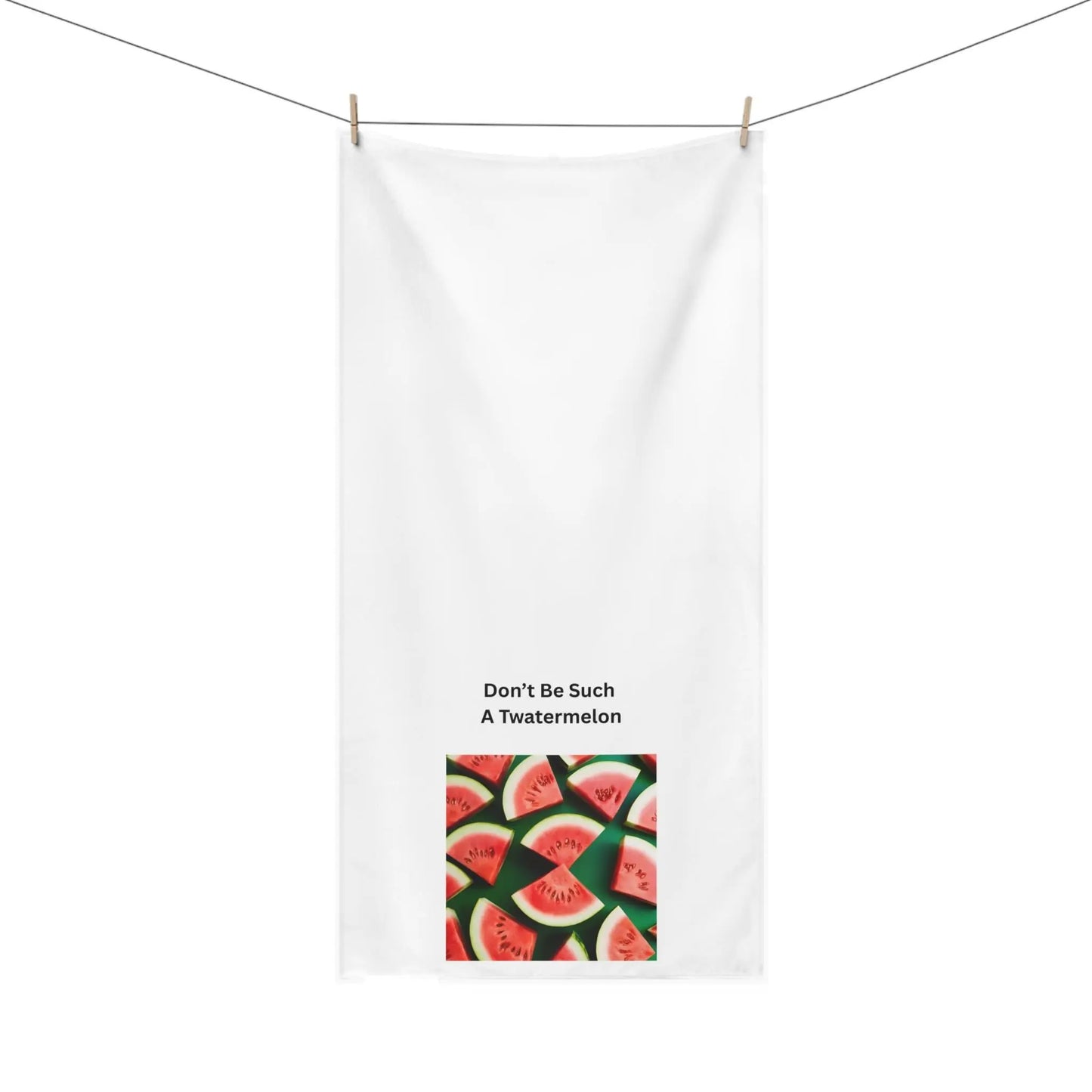 Absorbent Mink-Cotton Kitchen Towel Waffle Texture Watermelon Design Tea Decor Housewarming Gift Stocking Stuffer - Toddcraft