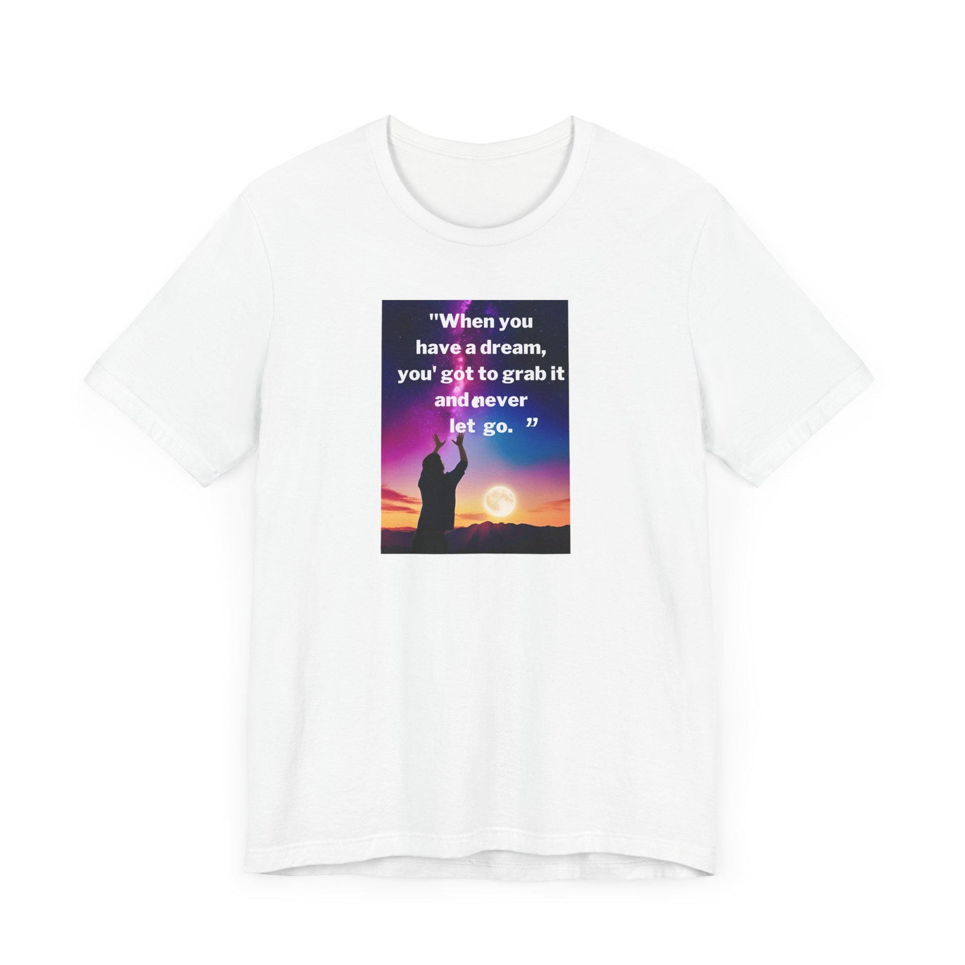 Inspirational Carol Burnett Unisex Jersey Tee - Short Sleeve Motivational Shirt "Hang on to Your Dreams - Toddcraft