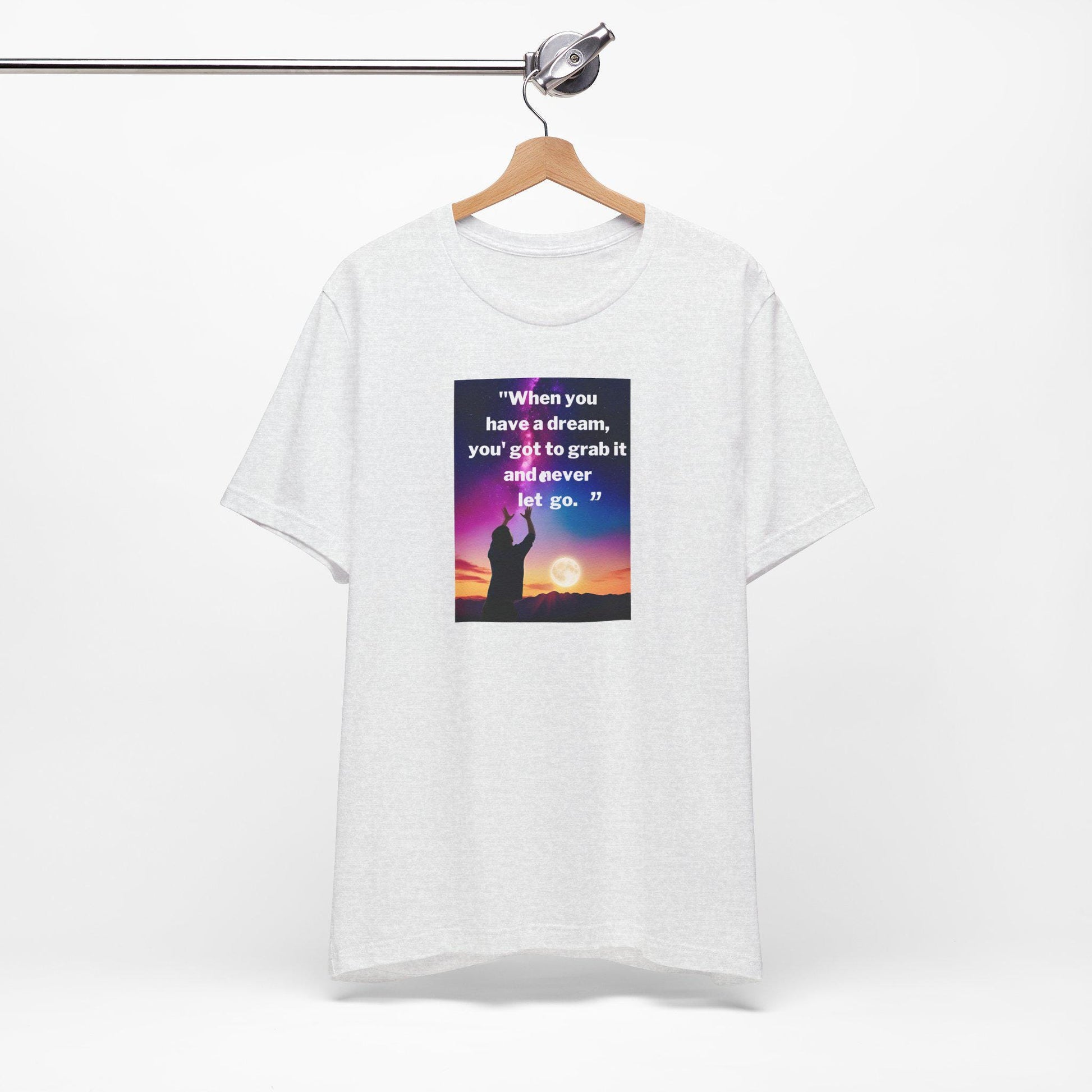 Inspirational Carol Burnett Unisex Jersey Tee - Short Sleeve Motivational Shirt "Hang on to Your Dreams - Toddcraft
