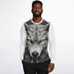 Wolf Fashion Sweatshirt AOP  Stylish Wolf Print All Over Pattern Pullover, Cozy Casual Wear for Men & Women - Toddcraft