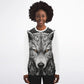 Wolf Fashion Sweatshirt AOP  Stylish Wolf Print All Over Pattern Pullover, Cozy Casual Wear for Men & Women - Toddcraft