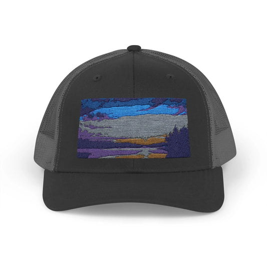 Lake Roosevelt Snapback Trucker Cap  Retro Outdoor Hat for Fishing, Camping, Hiking & Boating Nature Lovers - Toddcraft