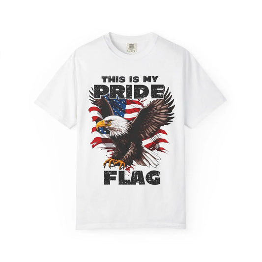 Patriotic Pride Flag with American Falcon - 4th of July USA Independence Day Stars & Stripes Red White Blue - Toddcraft