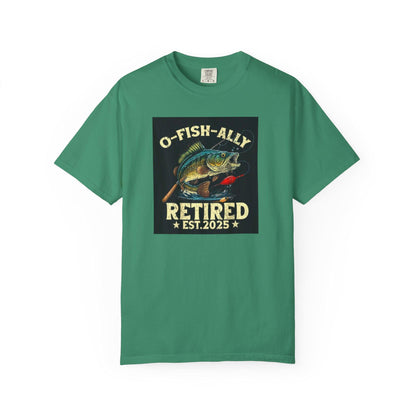 Fishing T-Shirt Unisex Garment-Dyed Retro Fish Alley Design  Perfect Gift for Dad or Grandpa, Casual Outdoor Tee - Toddcraft