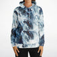 Ocean Waves Athletic Hoodie AOP - Lightweight All-Over Print Sweatshirt for Running & Gym - Toddcraft