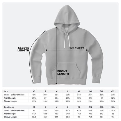 Ocean Waves Athletic Hoodie AOP - Lightweight All-Over Print Sweatshirt for Running & Gym - Toddcraft