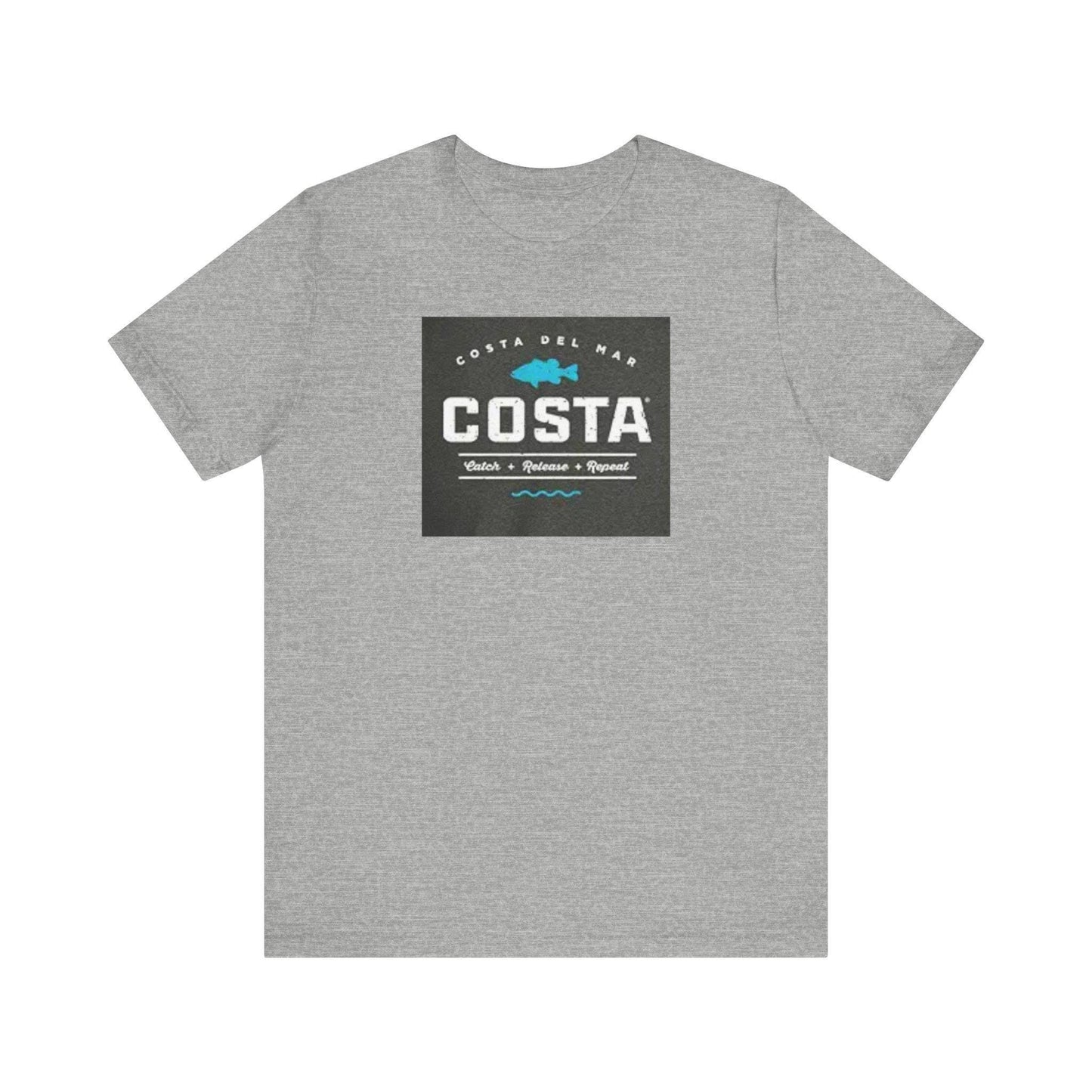 Costa Del Mar Men's Topwater Short Sleeve T-Shirt Unisex Jersey Tee Casual Outdoor Shirt - Toddcraft