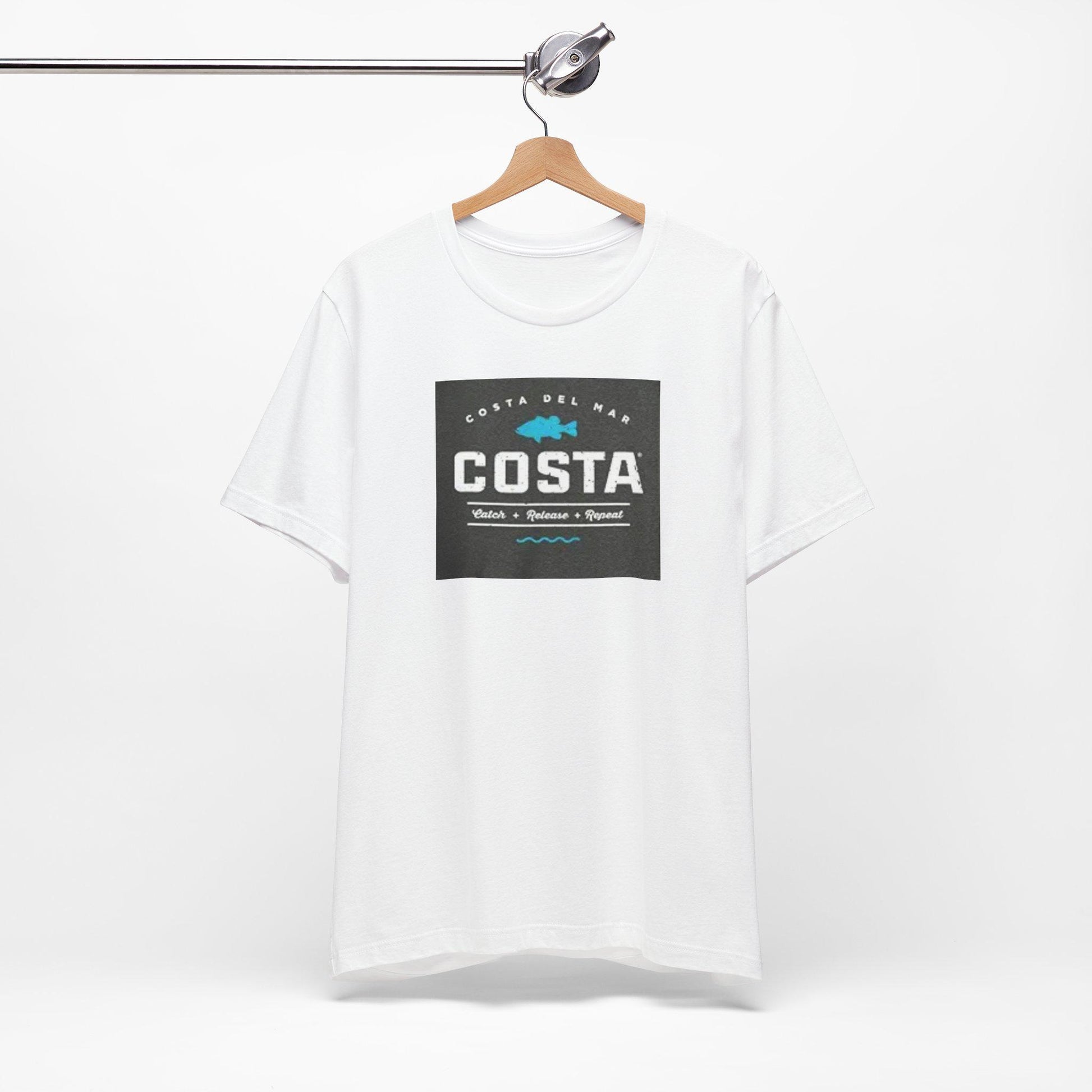 Costa Del Mar Men's Topwater Short Sleeve T-Shirt Unisex Jersey Tee Casual Outdoor Shirt - Toddcraft