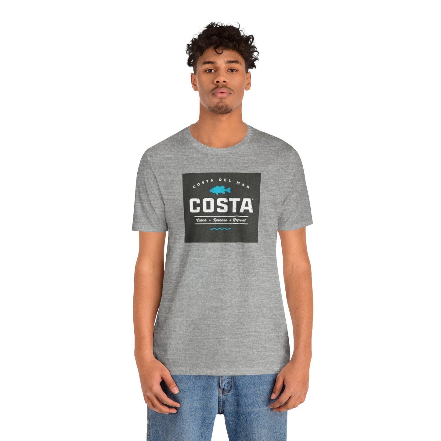 Costa Del Mar Men's Topwater Short Sleeve T-Shirt Unisex Jersey Tee Casual Outdoor Shirt - Toddcraft