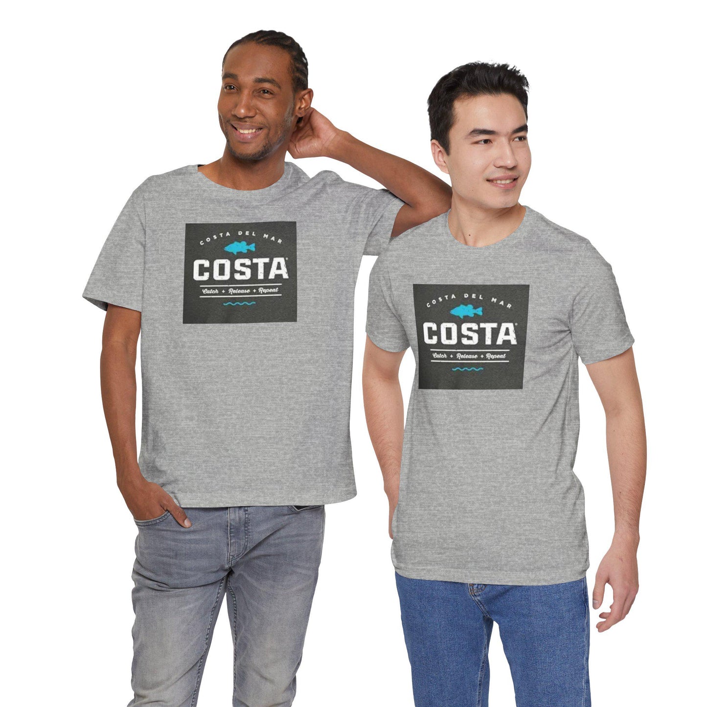 Costa Del Mar Men's Topwater Short Sleeve T-Shirt Unisex Jersey Tee Casual Outdoor Shirt - Toddcraft