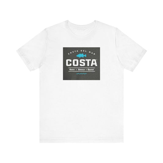Costa Del Mar Men's Topwater Short Sleeve T-Shirt Unisex Jersey Tee Casual Outdoor Shirt - Toddcraft