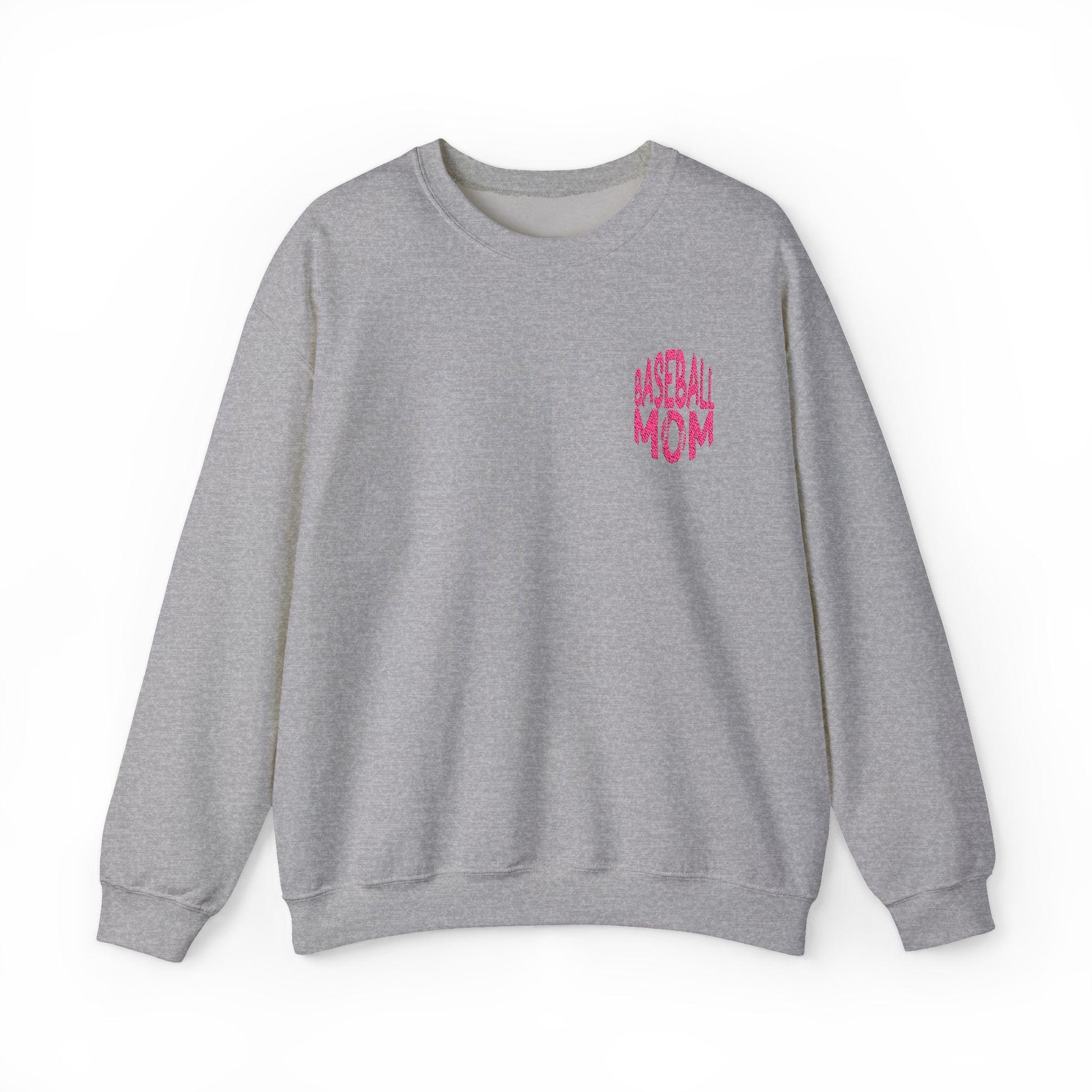Baseball Mom Sweatshirt Unisex Heavy Blend Crewneck Baseball Mom Gift Soft Cozy Pullover Sports Fan Apparel - Toddcraft