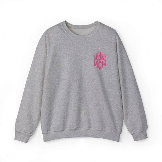 Baseball Mom Sweatshirt Unisex Heavy Blend Crewneck Baseball Mom Gift Soft Cozy Pullover Sports Fan Apparel - Toddcraft