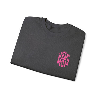 Baseball Mom Sweatshirt Unisex Heavy Blend Crewneck Baseball Mom Gift Soft Cozy Pullover Sports Fan Apparel - Toddcraft