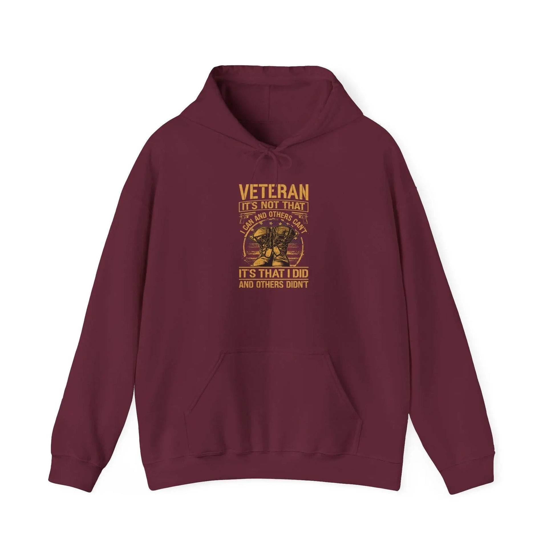 Veteran I Served Hoodie Unisex Heavy Blend Sweatshirt Military Proud Veteran Gift Casual Warm Pullover - Toddcraft