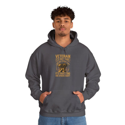 Veteran I Served Hoodie Unisex Heavy Blend Sweatshirt Military Proud Veteran Gift Casual Warm Pullover - Toddcraft
