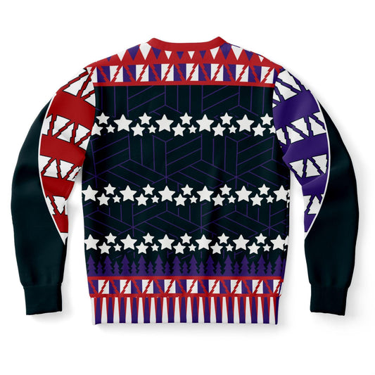 Make Christmas Great Again Sweatshirt with Santa, Festive Holiday Colors, Cozy Xmas Pullover Gift for Men & Women - Toddcraft