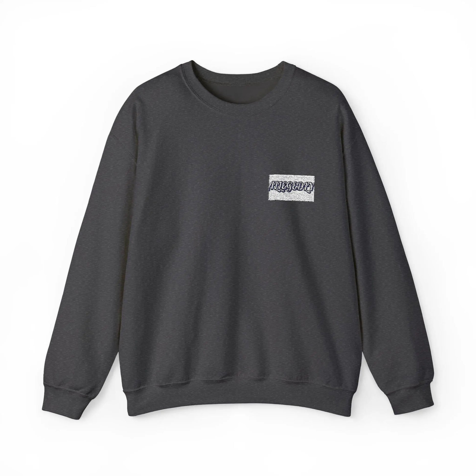 Funny True Crime Sweatshirt - "Allegedly" Crewneck, Unisex Heavy Blend, Cozy Mystery Podcast Shirt, Crime Junkie Gift - Toddcraft