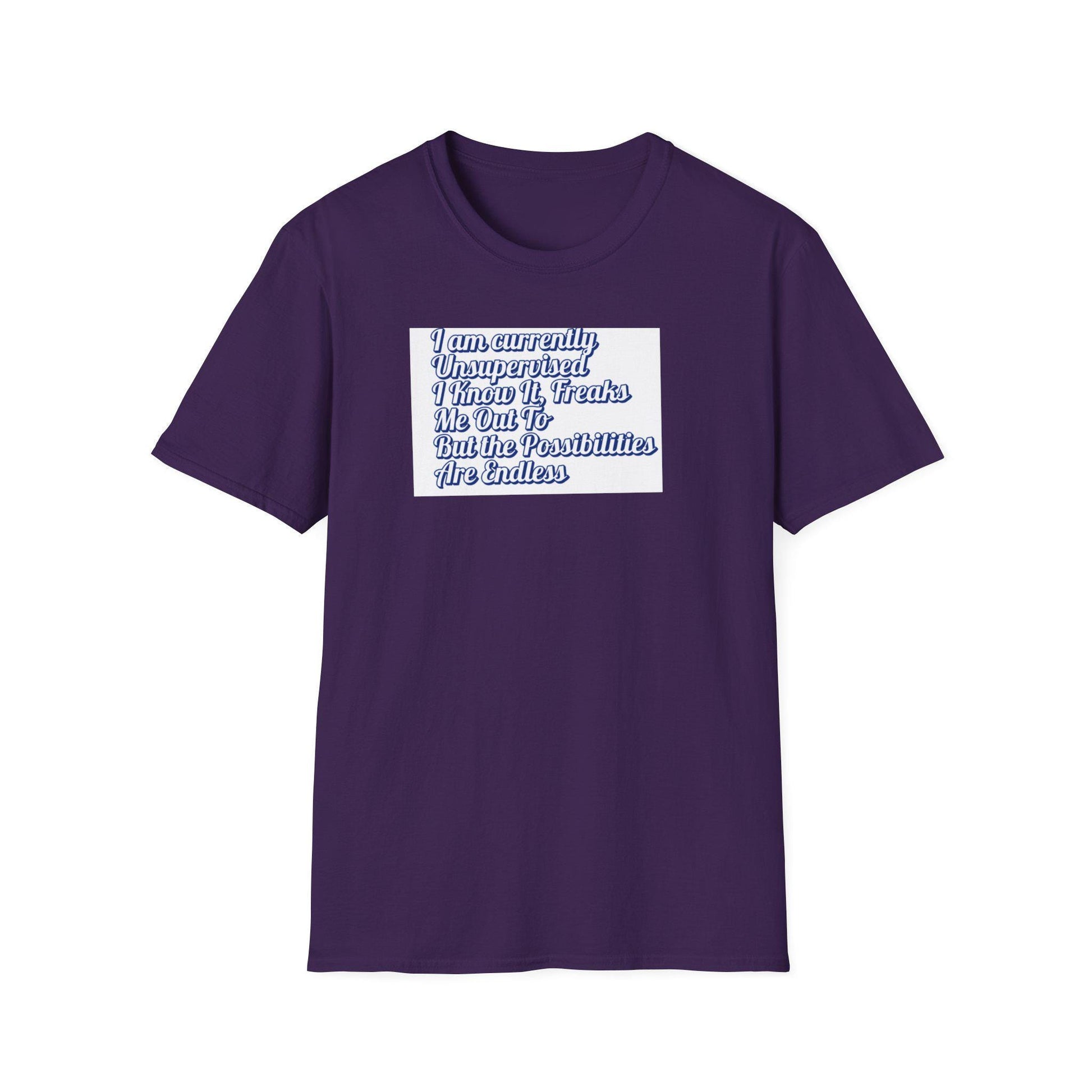 Men's Funny "I Am Currently Unsupervised" T-Shirt  Hilarious Gift for Him, Birthday Shirt, Unisex Softstyle Tee - Toddcraft