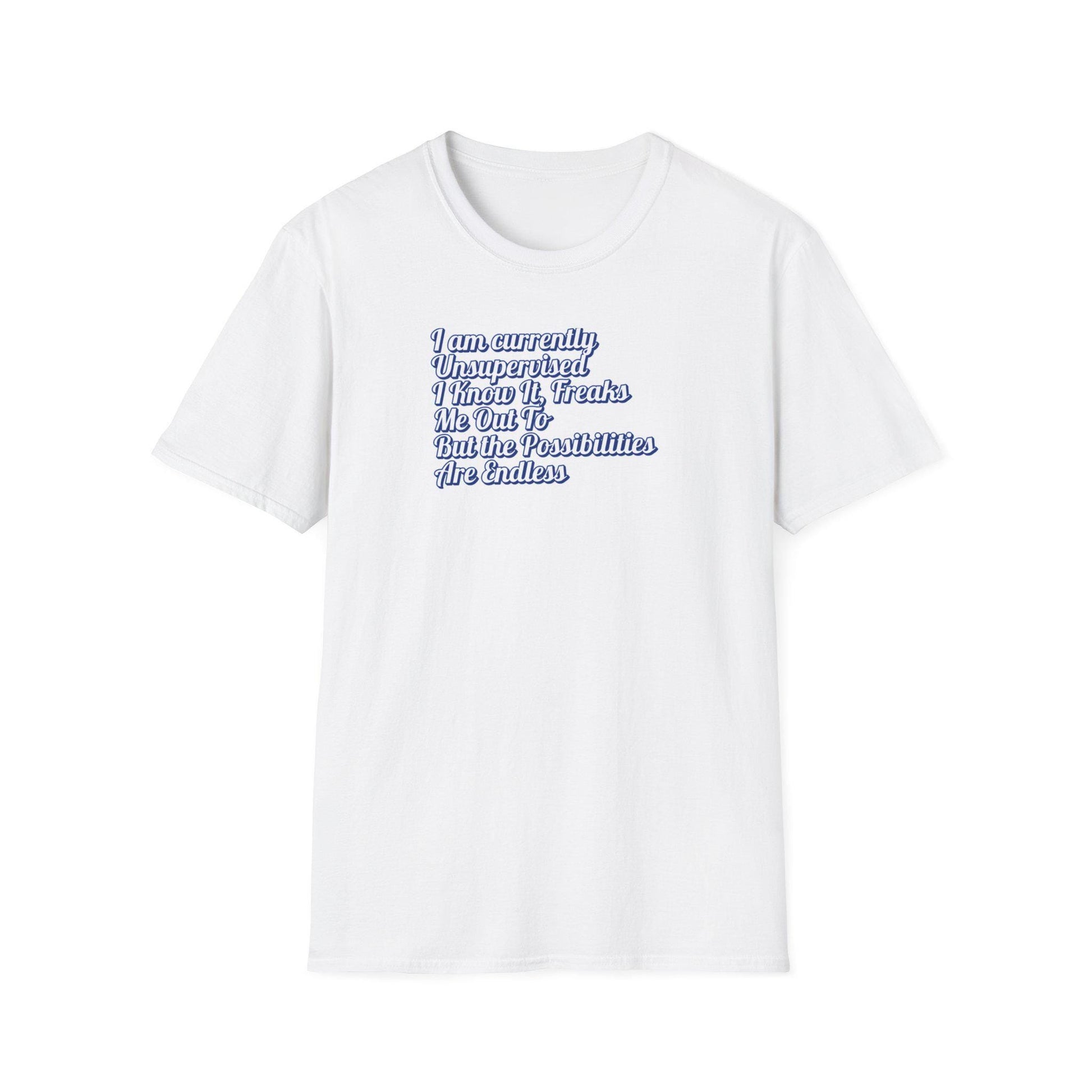 Men's Funny "I Am Currently Unsupervised" T-Shirt  Hilarious Gift for Him, Birthday Shirt, Unisex Softstyle Tee - Toddcraft