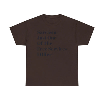 Witty Sarcasm Lover's Unisex Cotton Tee: Humorous Saying, Sassy Gift for Sarcastic Friends - Toddcraft