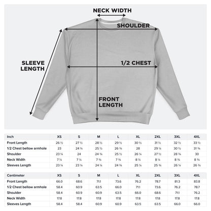 Vibrant AOP Oversized Sweatshirt  Heavyweight, Colorful   Bold Design for Sublimation" - Toddcraft