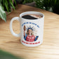 4th of July Ceramic Mug 11oz & 15oz Patriotic Independence Day Coffee Cup Makes Me Want a Hotdog