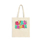 Girls Power Cotton Canvas Tote Bag, Reusable Eco-Friendly Shopping Bag, Feminist Gift, Durable Beach & Market Tote for Women  Teens