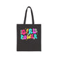 Girls Power Cotton Canvas Tote Bag, Reusable Eco-Friendly Shopping Bag, Feminist Gift, Durable Beach & Market Tote for Women  Teens