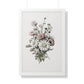 Daisy Bouquet Wall Art Framed Vertical Poster - Botanical Flower Print for Nature-Inspired Home Decor - Toddcraft