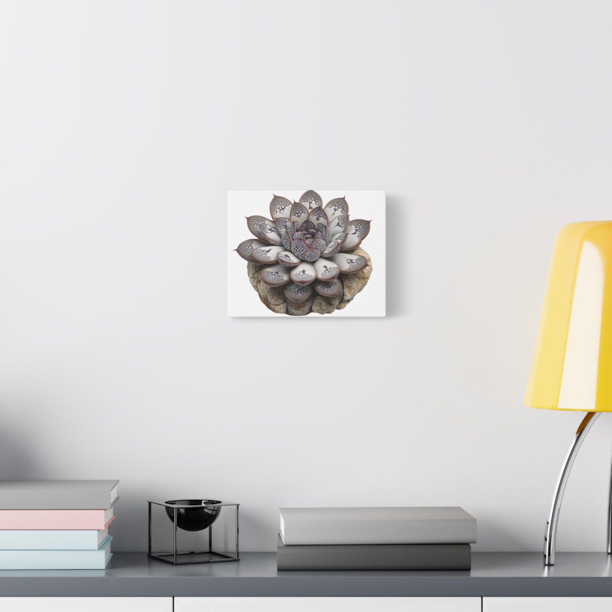Echeveria 'Raindrops' Succulent Art Print | Unique Raised Leaf Texture | Botanical Wall Decor for Plant Lovers | Rare Succulent canvas - Toddcraft