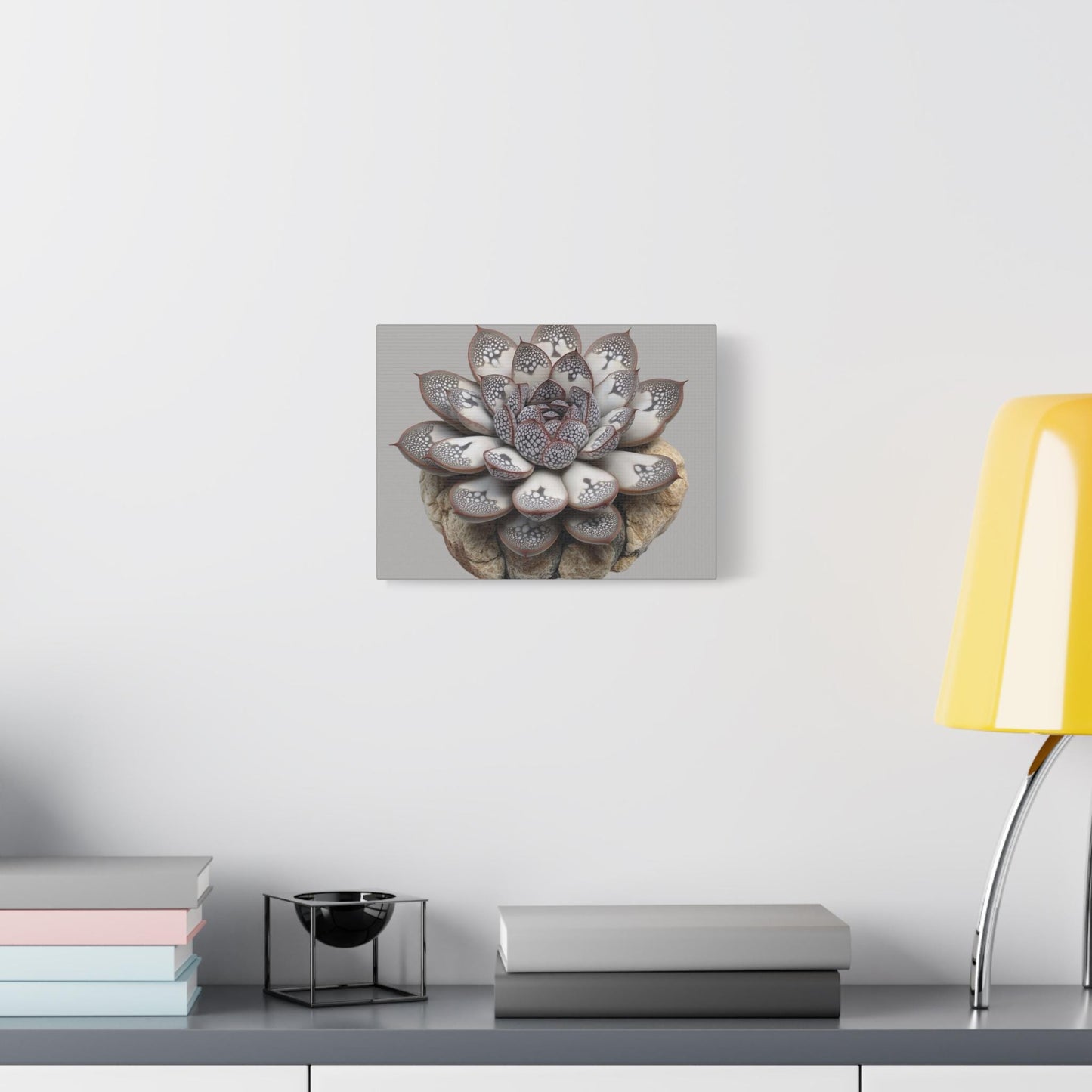 Echeveria 'Raindrops' Succulent Art Print | Unique Raised Leaf Texture | Botanical Wall Decor for Plant Lovers | Rare Succulent canvas - Toddcraft