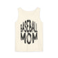 Baseball Mom Unisex Garment-Dyed Tank Top  Game Day Sports Mom Shirt, Cute Athletic Summer Tee, Soft Vintage Baseball Fan Gift - Toddcraft