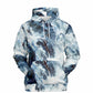 Ocean Waves Athletic Hoodie AOP - Lightweight All-Over Print Sweatshirt for Running & Gym - Toddcraft