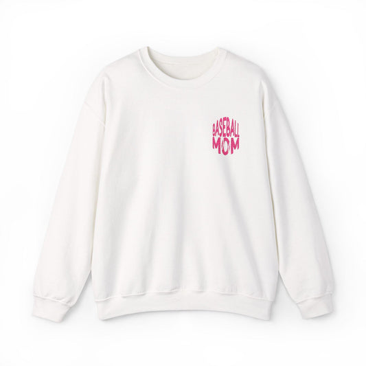 Baseball Mom Sweatshirt Unisex Heavy Blend Crewneck Baseball Mom Gift Soft Cozy Pullover Sports Fan Apparel - Toddcraft