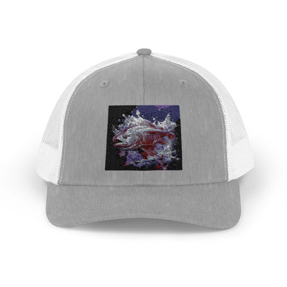 Artistic Snapback Trucker Cap | Unique Gift for Outdoors Enthusiasts, Fashion Accessory, Everyday Wear, Festival Hat, Trendy Headwear