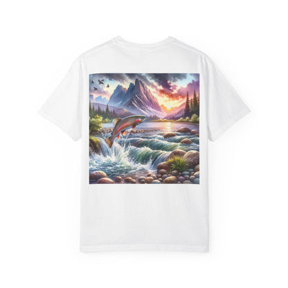 Nature Scene T-Shirt, Outdoor Adventure Tee, Fishing Gift, Unisex Apparel, Summer Fashion, Camping Gear, Nature Lover's Shirt