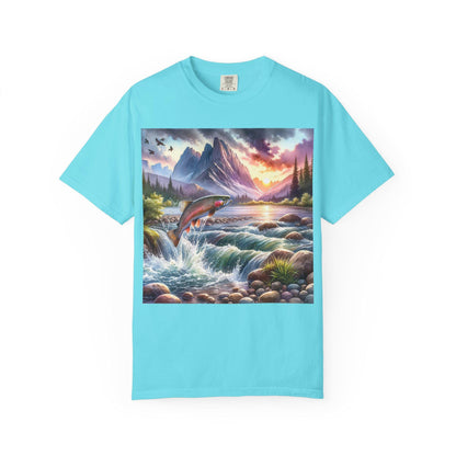 Nature Scene T-Shirt, Outdoor Adventure Tee, Fishing Gift, Unisex Apparel, Summer Fashion, Camping Gear, Nature Lover's Shirt