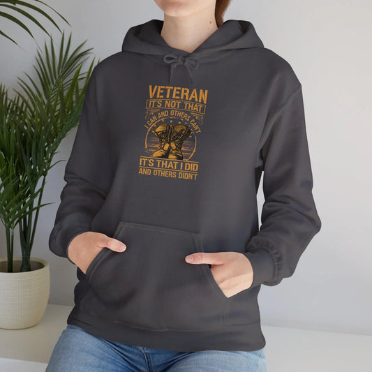 Veteran I Served Hoodie Unisex Heavy Blend Sweatshirt Military Proud Veteran Gift Casual Warm Pullover - Toddcraft