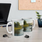Fishing Scene Ceramic Mug - Gift for Anglers, Dad, Grandpa & Nature Lovers - Coffee Cup for Fishing Group, Christmas Present