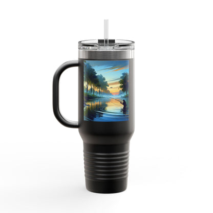 Scenic Insulated Travel Mug | 40oz Adventure Cup, Outdoor Drinkware, Nature Lover Gift, Eco-Friendly Travel Mug, Summer Picnic Essential