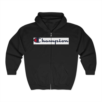 Unisex Champion Heavy Blend Full Zip Hooded Sweatshirt - Soft, Durable Hoodie for Men & Women, Comfortable Zip-Up Jacket
