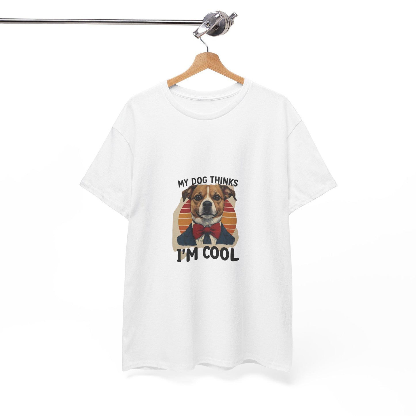 My Dog Thinks I'm Cool Shirt, Dog Lover Shirt, Dog Owner Shirts, Pet Lover Tee, Pet Lover Gifts, Dog Person Shirt, Dog Mom Gift, Mom Tee