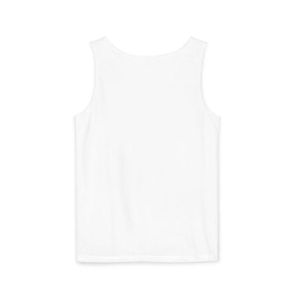 Quiet Hunt Mens Graphic Tee Unisex War Time Tank Top, Garment-Dyed, Casual Military Style Shirt