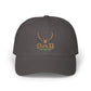 Hunter Dad Cap with Elk Head Graphic  Outdoorsman Hat Gift for Grandpa, Father, or Any Big Rack Hunter