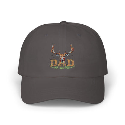 Dad Cap with Antler Embroidery - Classic Adjustable Hat for Outdoor, Hunting & Casual Wear, Perfect Gift for Men and Nature Lovers